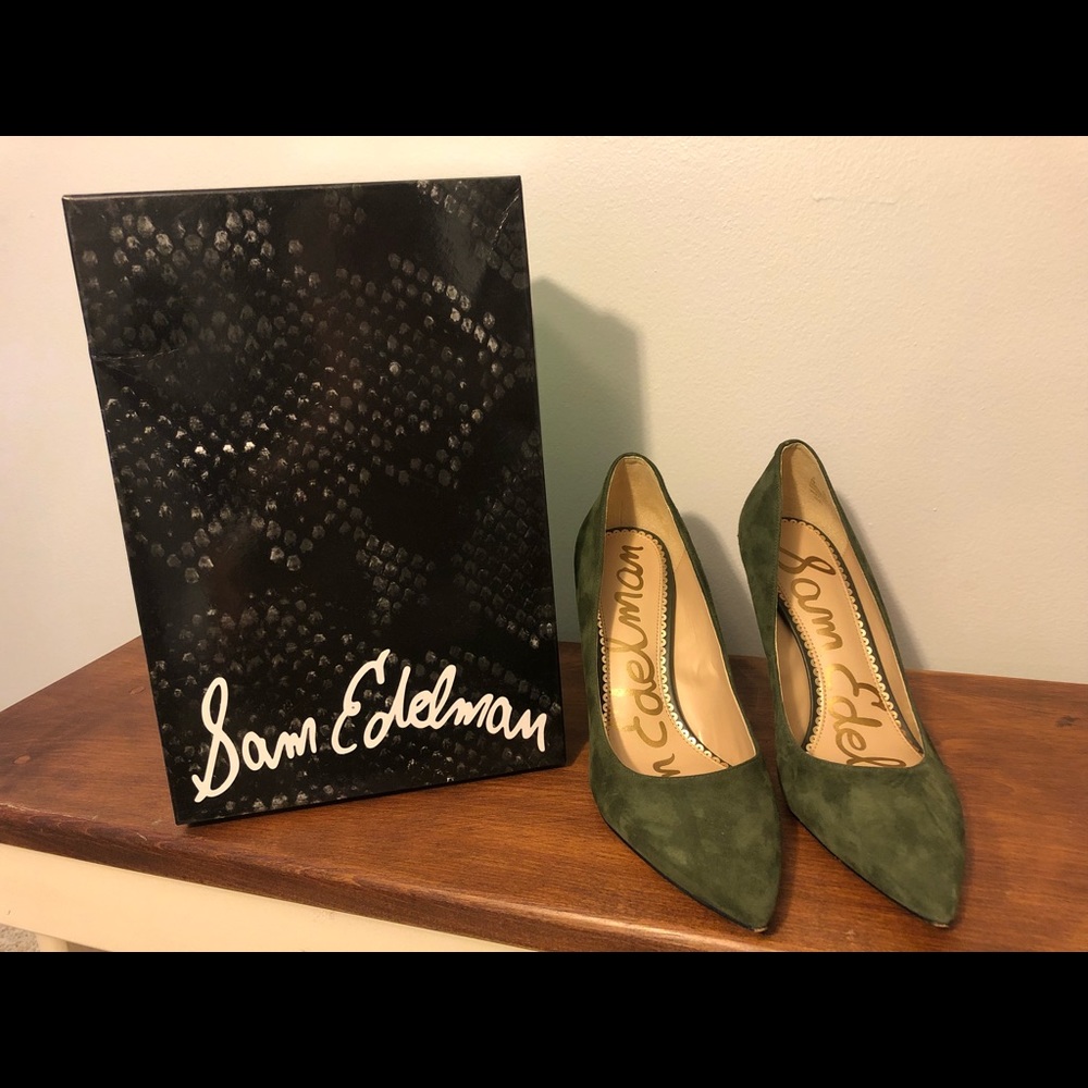 Sam Edelman Hazel/Dark Green heels